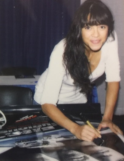 Affiche 101x68 FAST AND FURIOUS signé Michelle Rodriguez