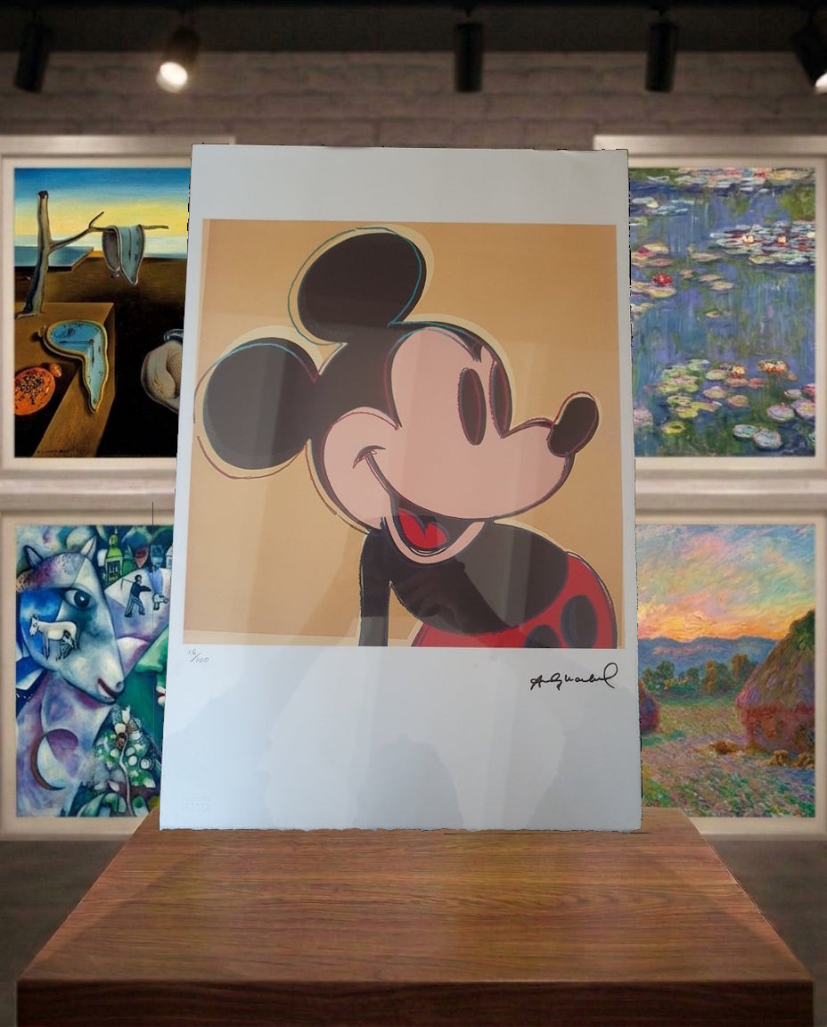 Mickey, lithographie numérotée Andy Warhol