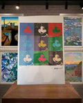 Mickey multiple, lithographie Andy Warhol numérotée