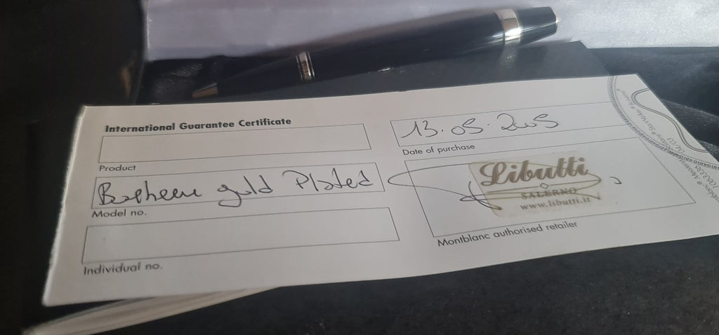 Stylo bille Montblanc Bohème avec coffret et certificat