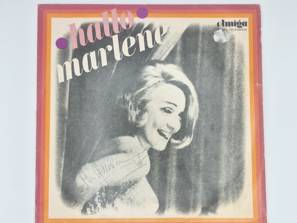 Stylo Montblanc et Autographe Marlene Dietrich. Edition limitée 1901 Commémoration et album vinyle