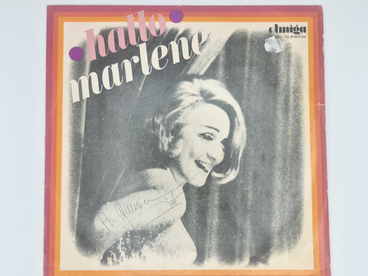Stylo Montblanc et Autographe Marlene Dietrich. Edition limitée 1901 Commémoration et album vinyle