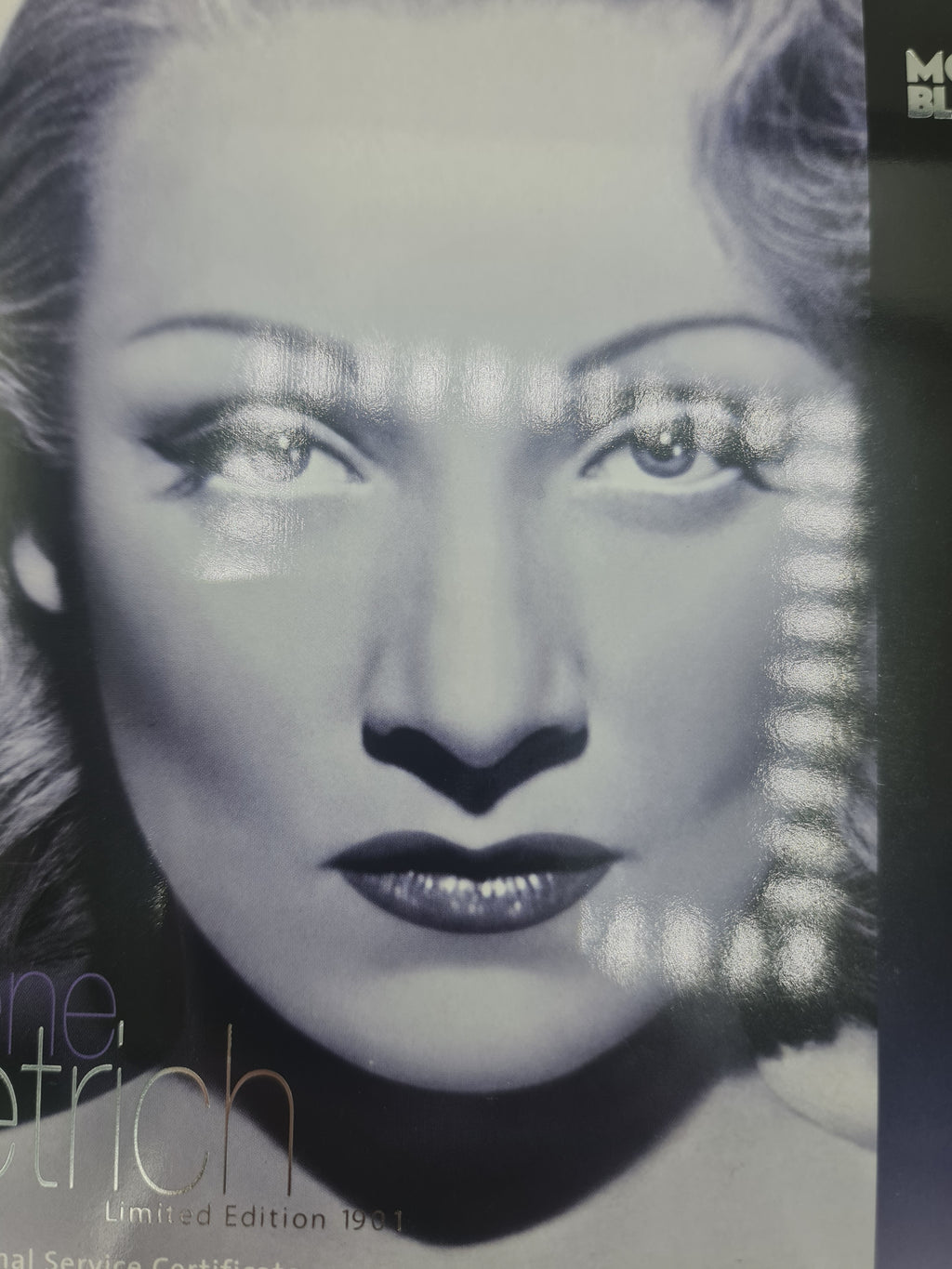 Stylo Montblanc et Autographe Marlene Dietrich. Edition limitée 1901 Commémoration et album vinyle