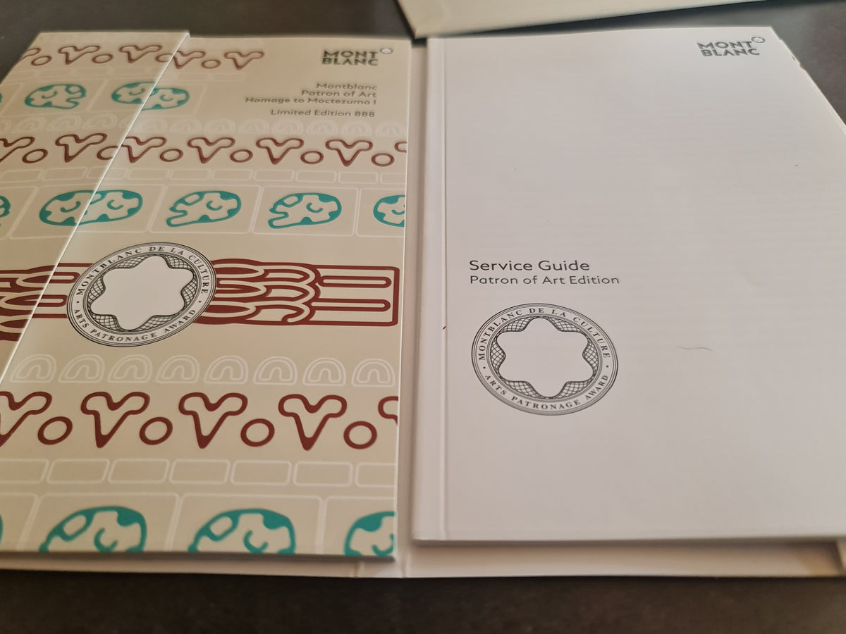 Montblanc Patron of Art  Homage to Moctezuma L.E. 888 stylo plume