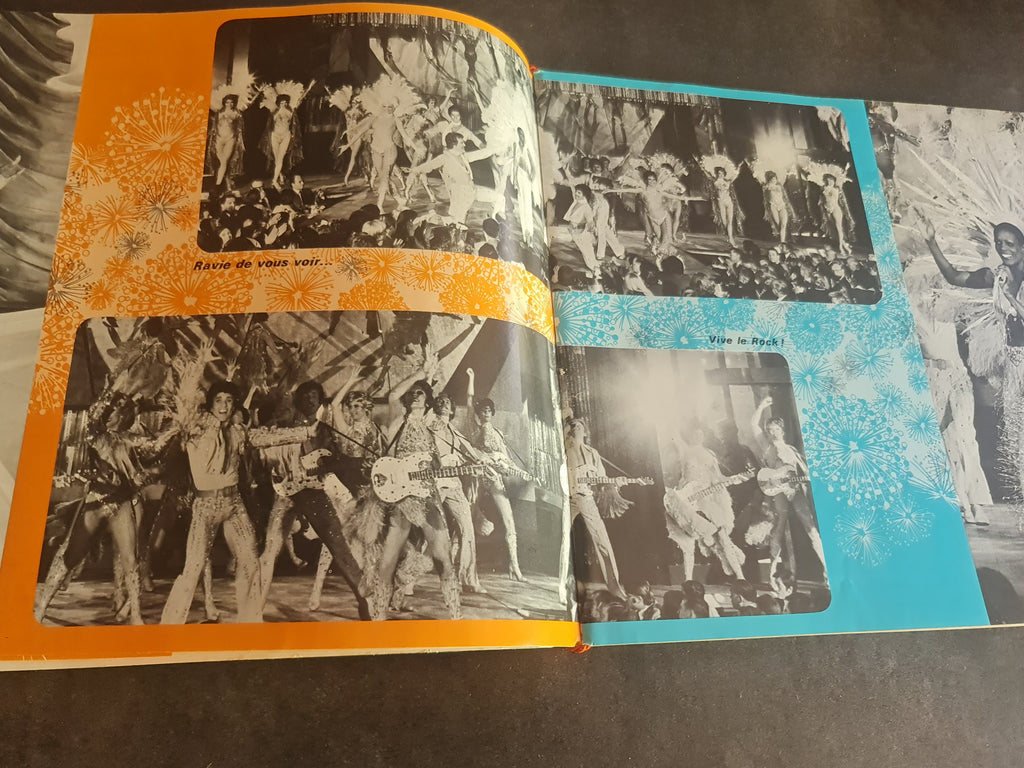 Programme de 1976 du Moulin Rouge avec autographes