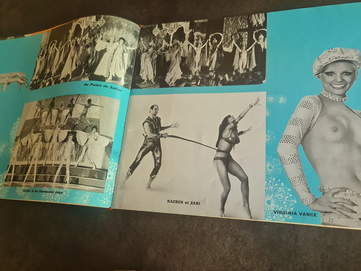 Programme de 1976 du Moulin Rouge avec autographes