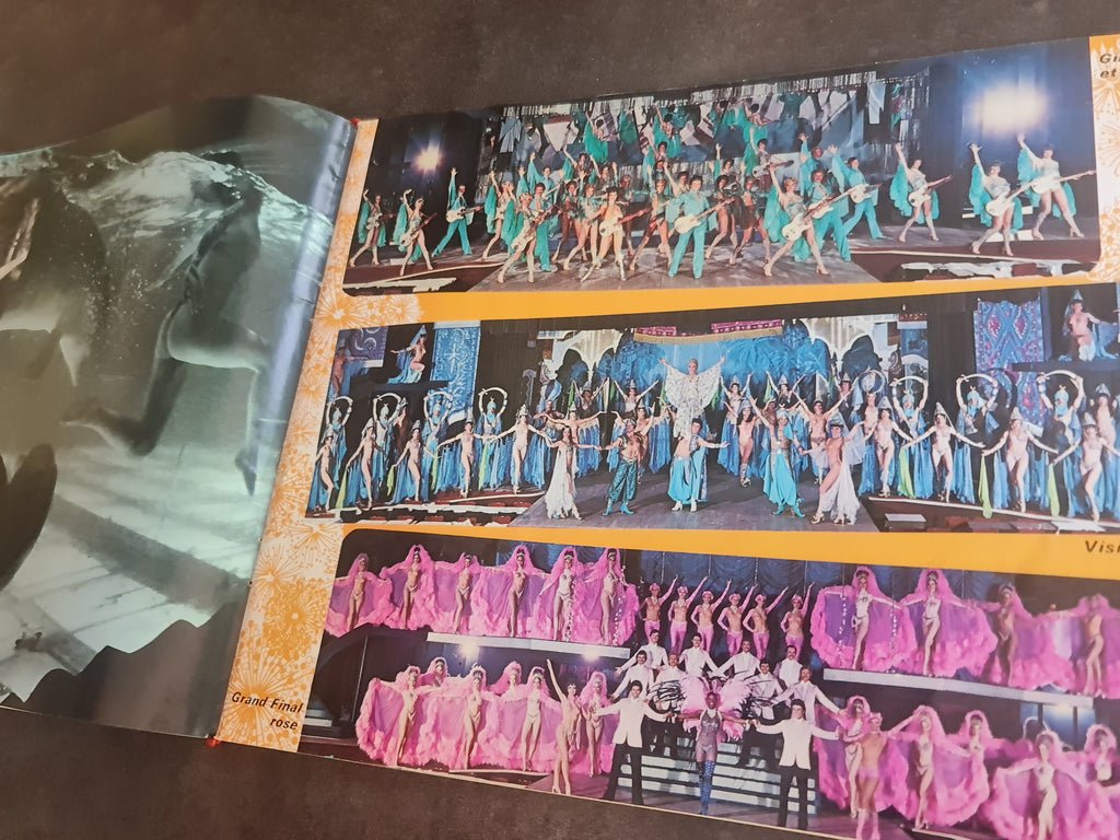 Programme de 1976 du Moulin Rouge avec autographes