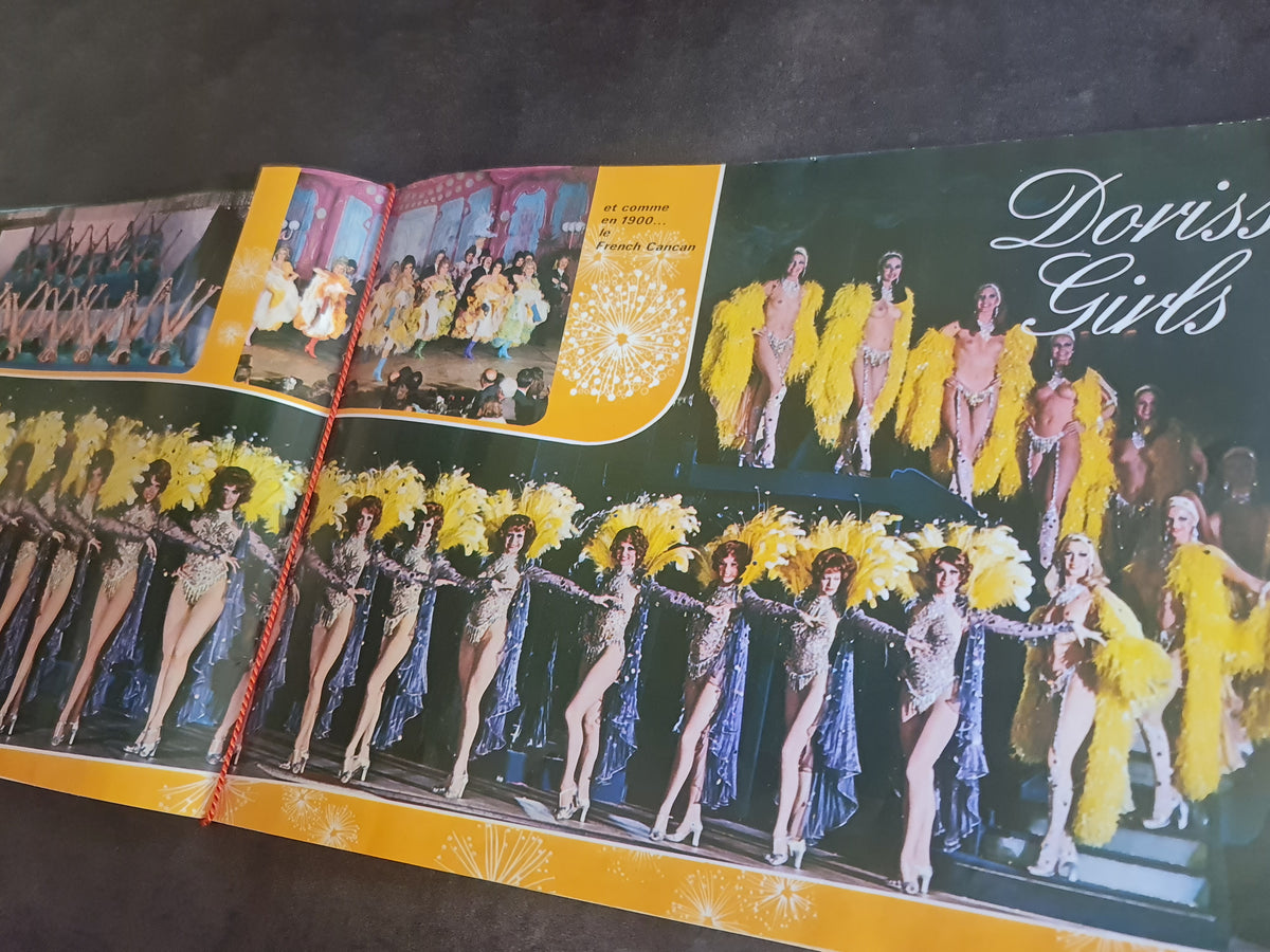 Programme de 1976 du Moulin Rouge avec autographes