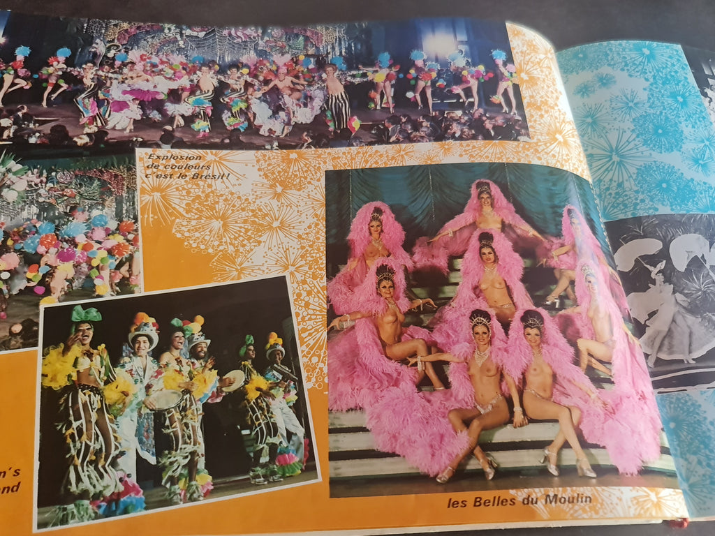 Programme de 1976 du Moulin Rouge avec autographes