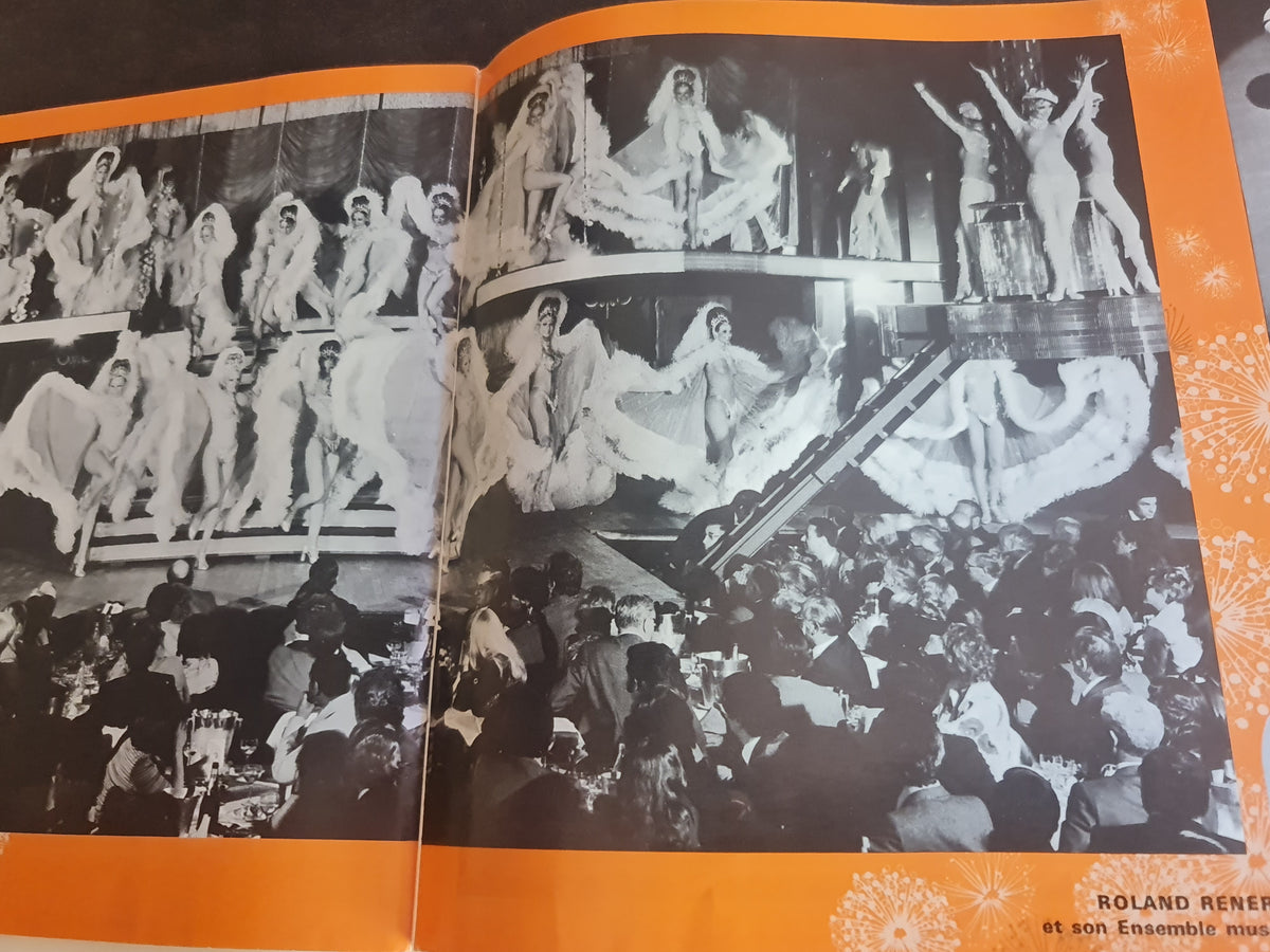 Programme de 1976 du Moulin Rouge avec autographes
