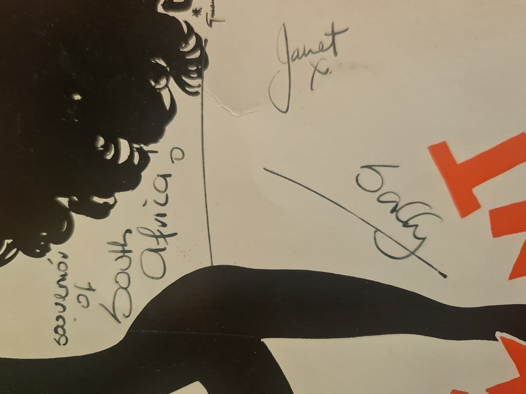 Programme de 1976 du Moulin Rouge avec autographes