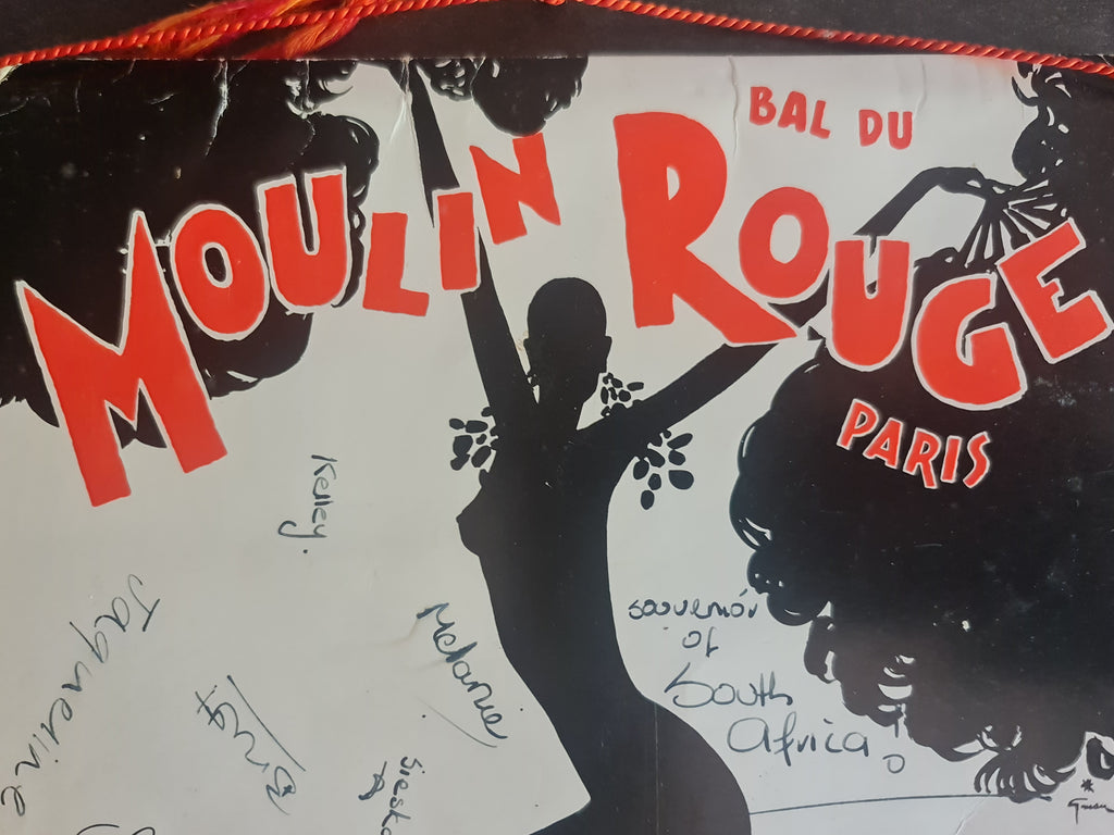 Programme de 1976 du Moulin Rouge avec autographes
