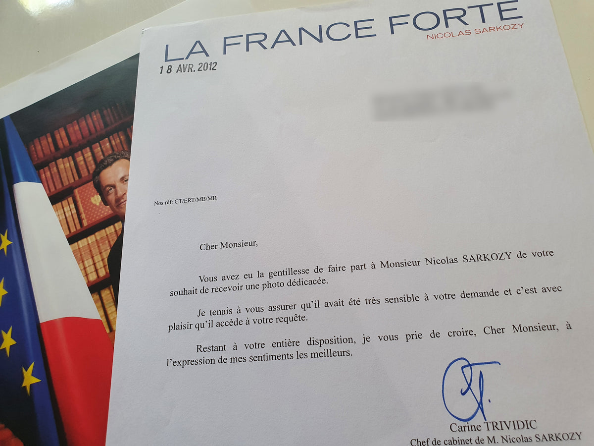 Photo présidentielle Nicolas Sarkozy 2007-2012