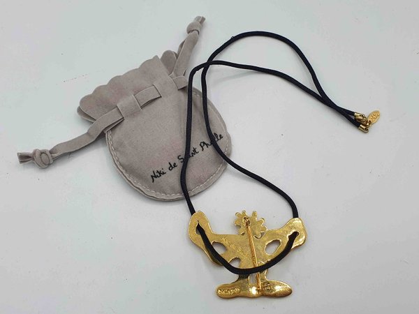 L'oiseau de feu, Collier et broche Niki de Saint Phalle