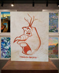 Olaf, Frozen, Disney. Original drawing.