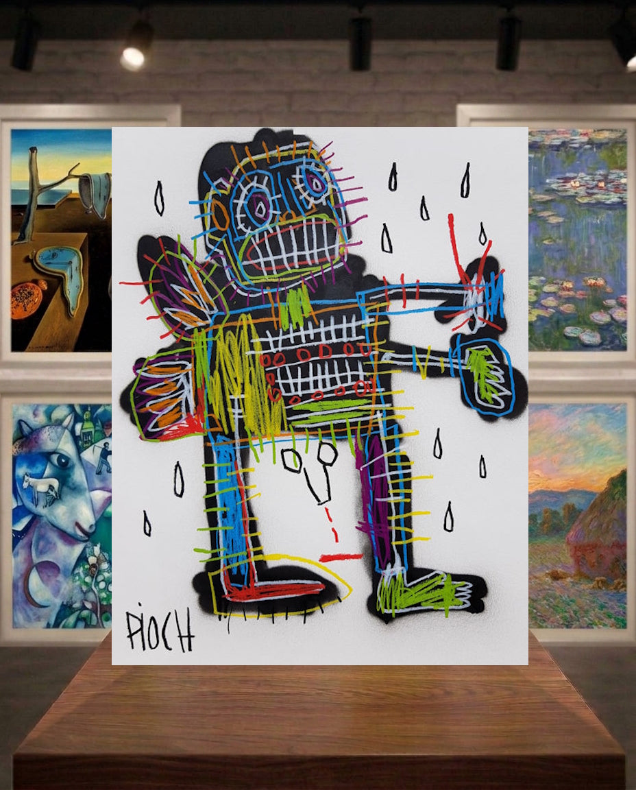 PIOCH - "Mr Robot" - œuvre originale