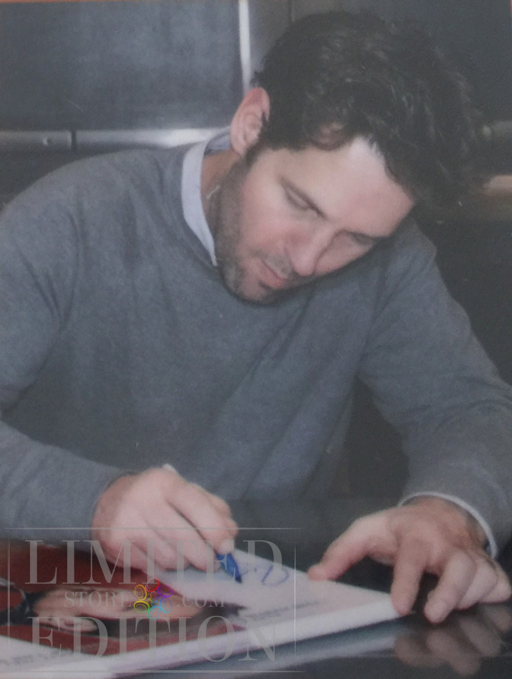Autographe de Paul Rudd sur l'affiche du film Halloween The curse of Michael Meyers