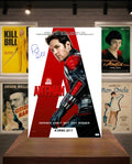 Autographe de Paul Rudd sur l'affiche du film Halloween The curse of Michael Meyers