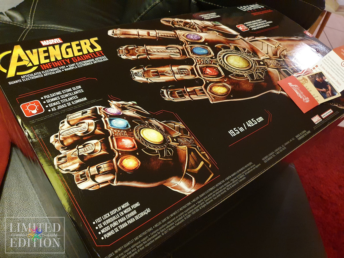 Gant de Thanos signé par Josh Brolin - Avengers Infinity War