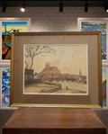 Pissarro Paul-Émile "Cathedral by the River"