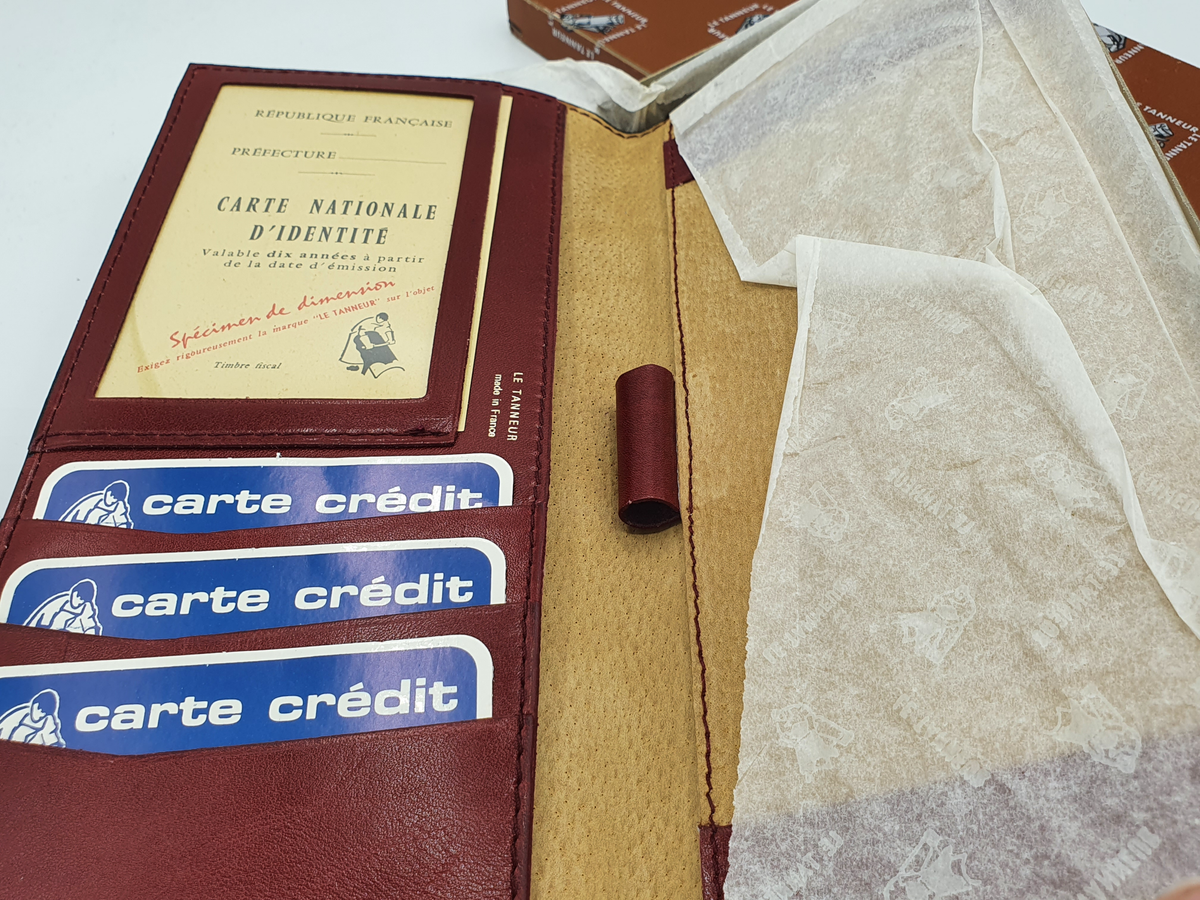 Porte chéquier portefeuille LE TANNEUR