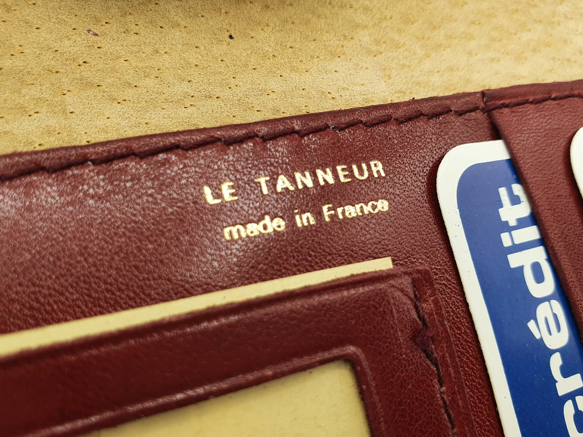 Porte chéquier portefeuille LE TANNEUR