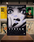SCREAM poster signé 5 fois, Neve Campbell, Matthew Lillard + 3
