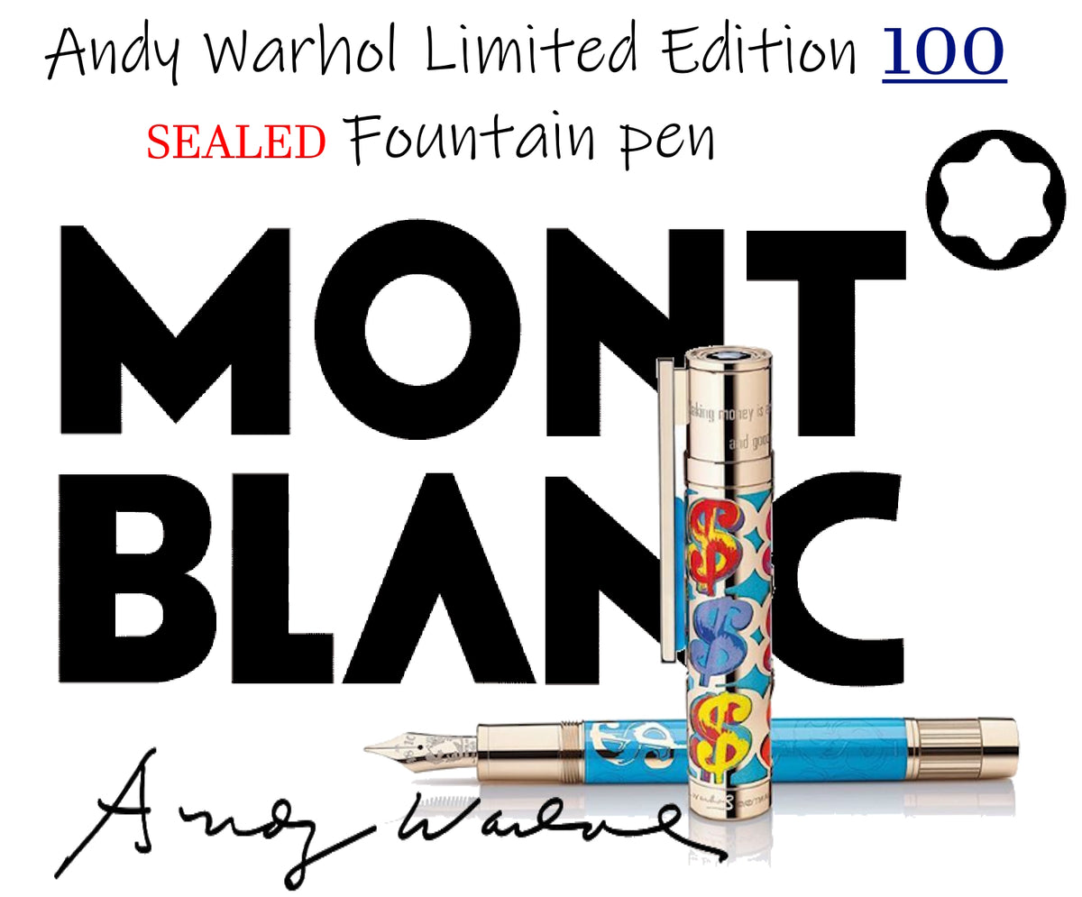 Stylo plume Montblanc Andy Warhol LE 100 Limited Edition