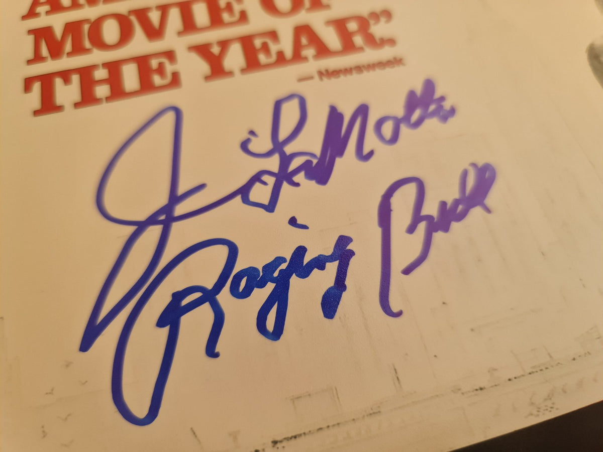 Raging Bull poster Edition Limitée signé par Robert De Niro et Jake Lamotta