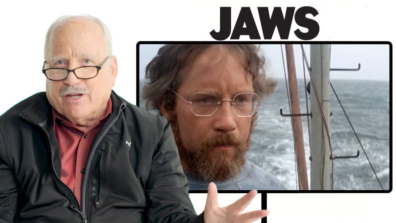 Poster Les dents de la mer signé par Richard Dreyfuss JSA