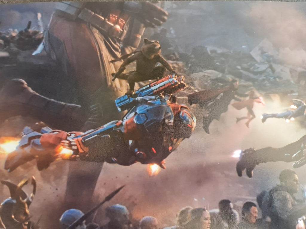 Robert Downey Jr autographe sur poster Avengers: Endgame SWAU