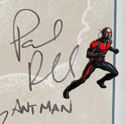 40x61 Poster Antman Marvel Avengers signé par Paul Rudd COA