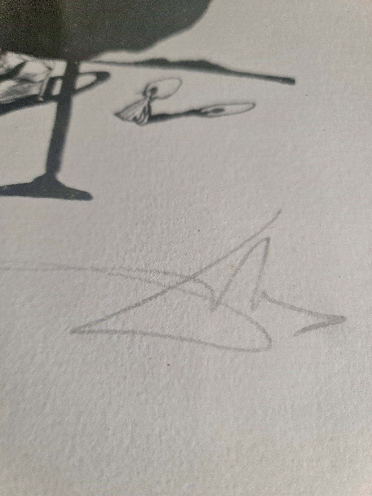 Salvador Dali Le lit d'Alice au pays des Merveilles - signé au crayon