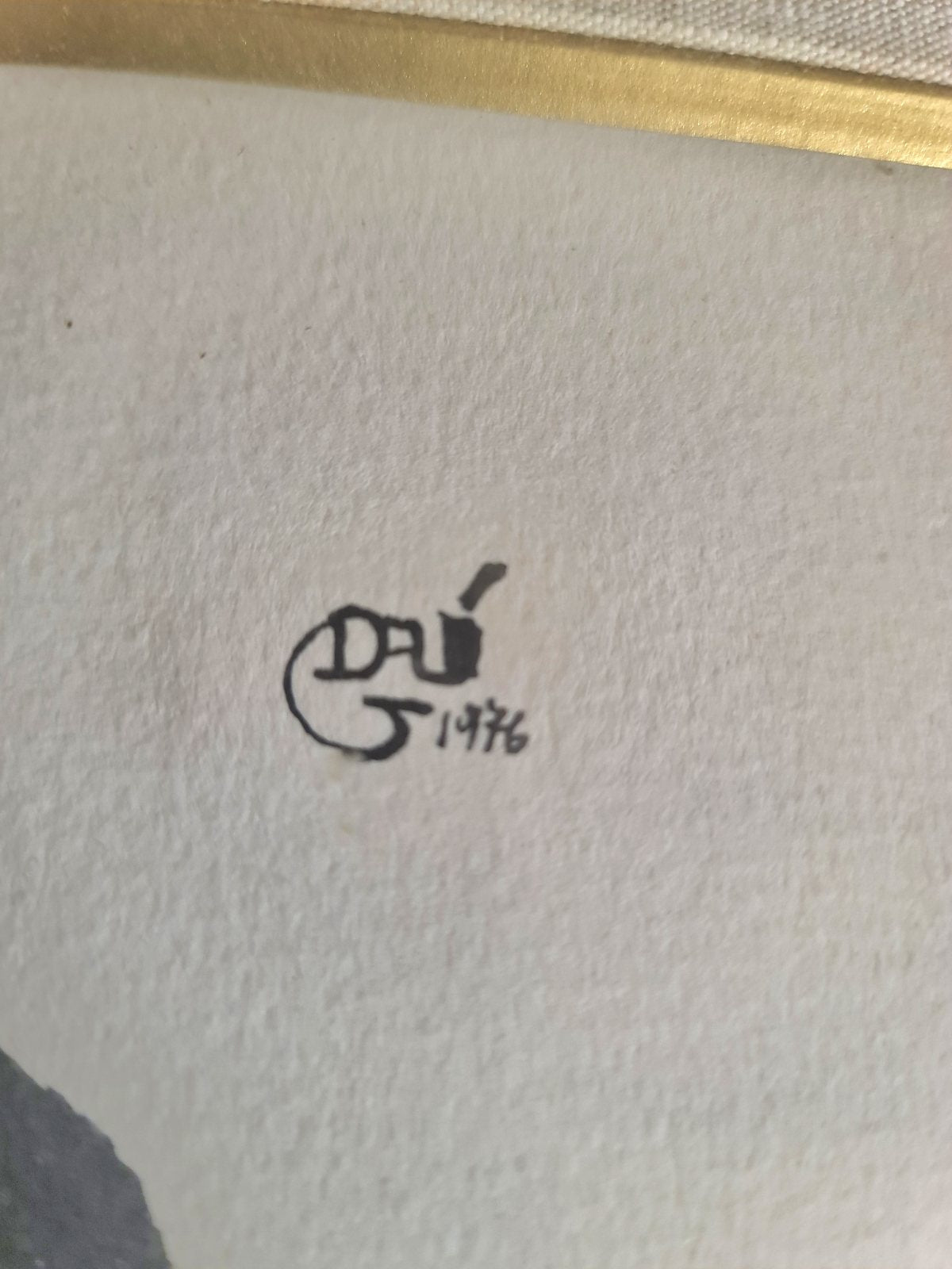 Salvador Dali Le lit d'Alice au pays des Merveilles - signé au crayon