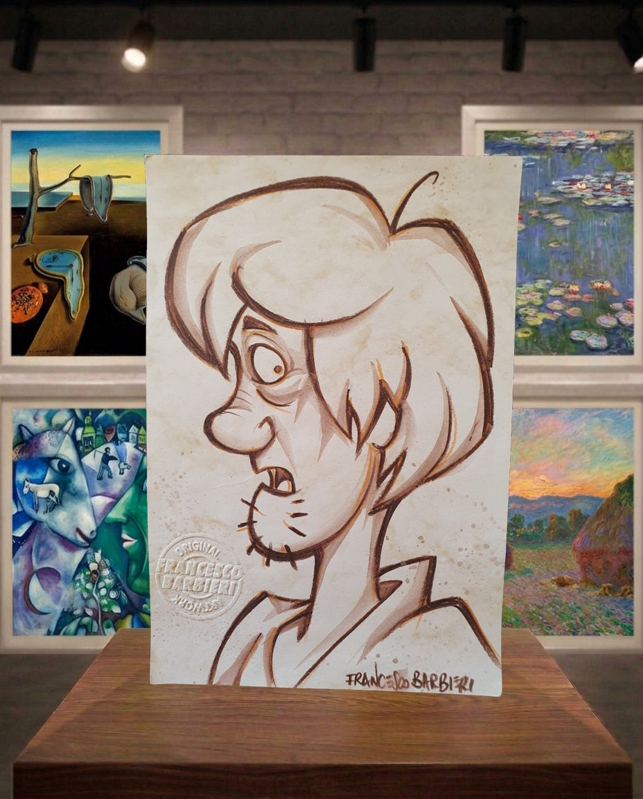 Sammy (Scoubidou) dessin original de Francesco Barbieri