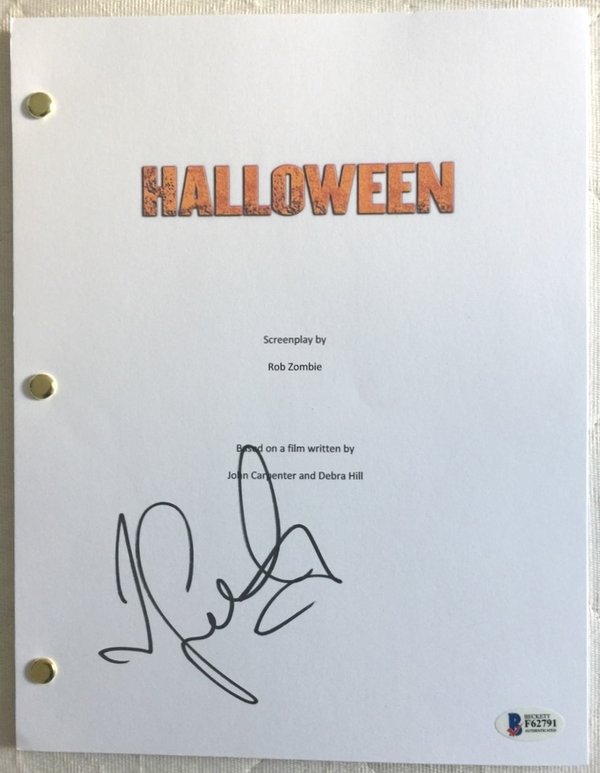 Script film HALLOWEEN signé SCOUT TAYLOR