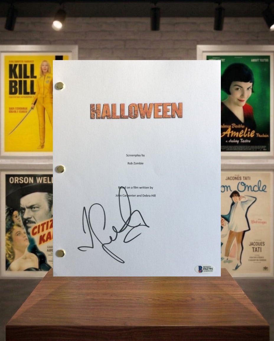 Script film HALLOWEEN signé SCOUT TAYLOR
