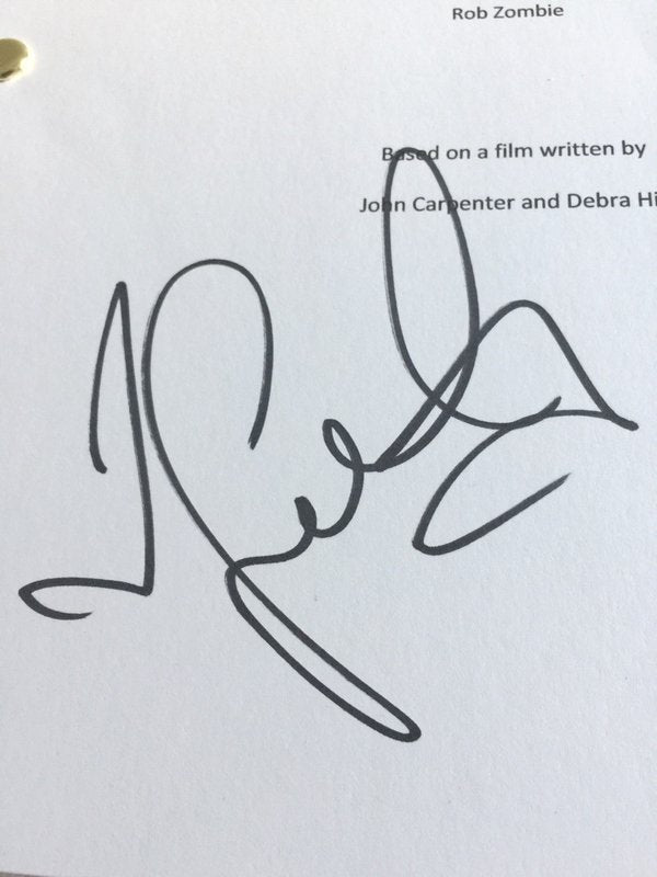 Script film HALLOWEEN signé SCOUT TAYLOR
