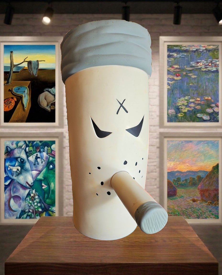 Signé par l'artiste Frank Kozik - Smokey Monger 30 cm