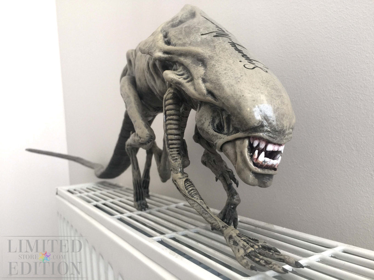 ALIEN taille réelle signé par Sigourney Weaver. Certificat avec photo et hologramme.