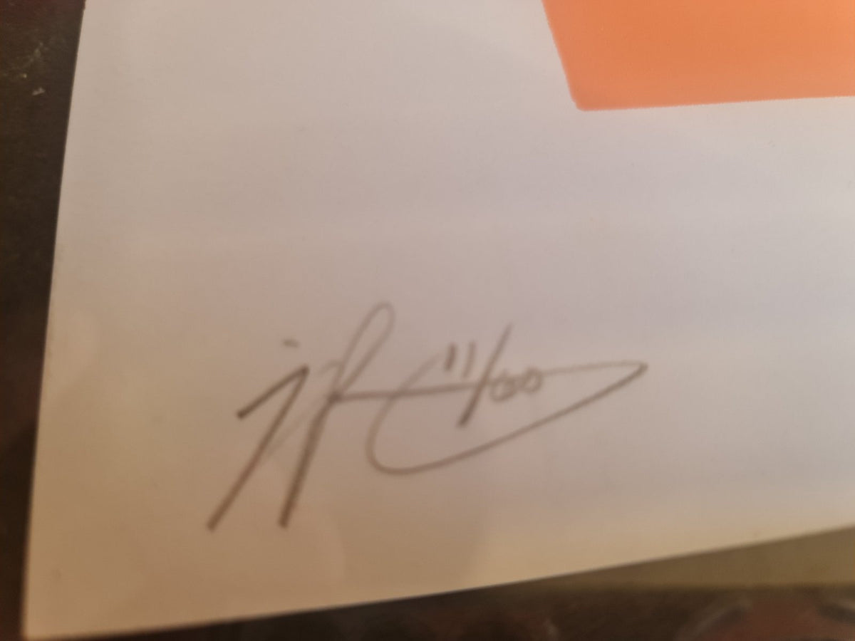 Le Silence des Agneaux sérigraphie numérotée et signée par Anthony Hopkins