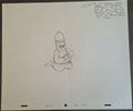 Croquis original Les Simpson utilisé pour la production du dessin animé 15
