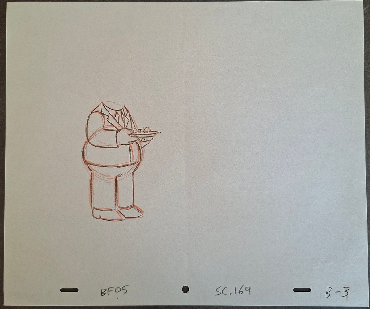 Croquis original Les Simpson utilisé pour la production du dessin animé 13