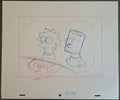 Croquis original Les Simpson utilisé pour la production du dessin animé 14