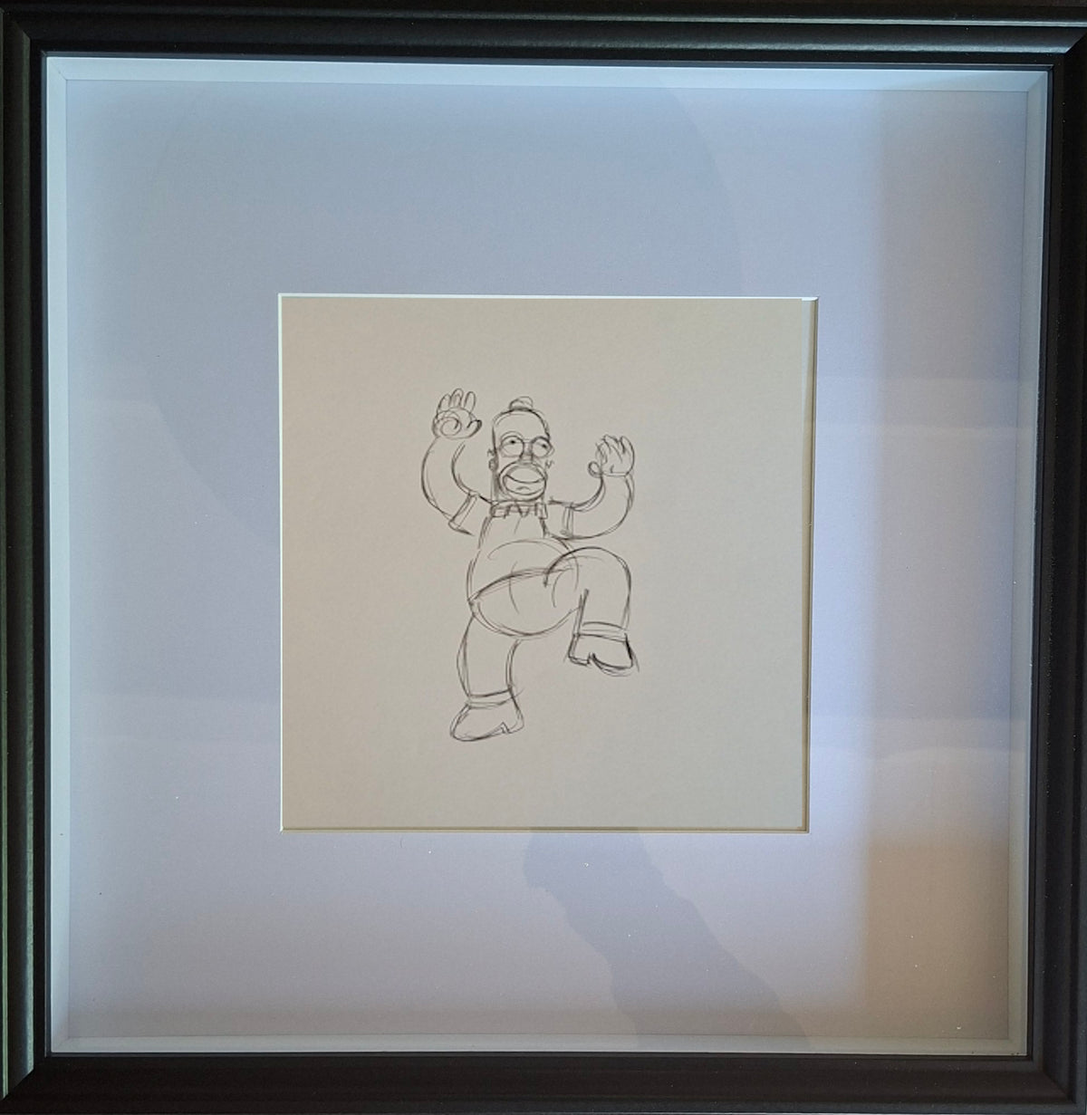 Croquis original Les Simpson utilisé pour la production du dessin animé 26