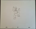 Croquis original Les Simpson utilisé pour la production du dessin animé 26