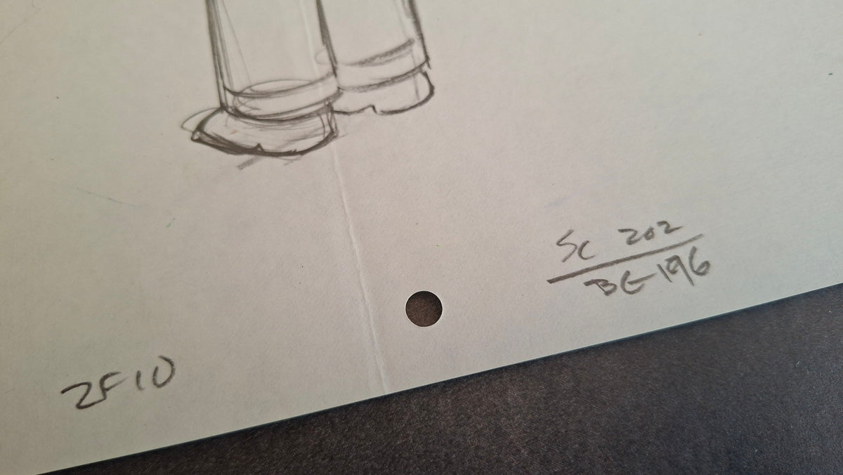 Croquis original Les Simpson utilisé pour la production du dessin animé 9