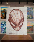 Spider-Man dessin original par l'artiste Francesco Barbieri