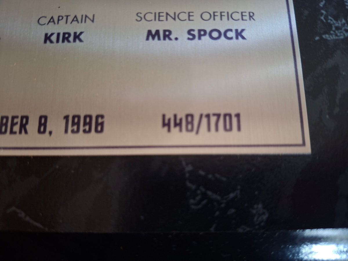 Star Trek Poster encadré en édition limitée Commemorating 30 years 1966-1996