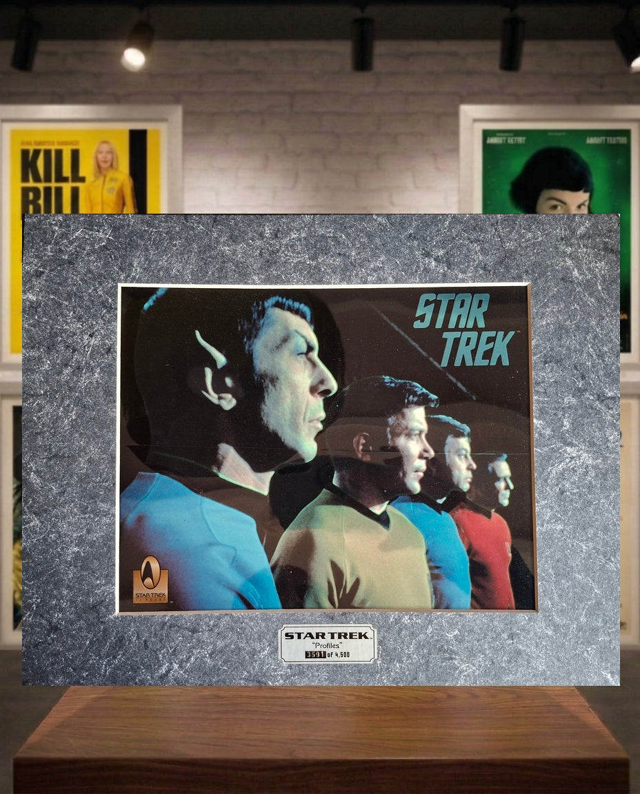 Star Trek Profiles poster encadré. Edition limitée